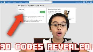 ROBLOX VIRTUAL ITEM CODES REVEALED!!!