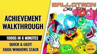 Ballotron Coolbox - Achievement Walkthrough (1000G IN 6 MINUTES) Xbox/Windows Stack