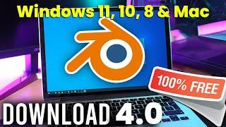 How To Download Blender For Windows 11 | Install Blender 4.0 Free