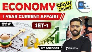 UPSC 2021 Current Affairs Crash Course | Economy Set-1 by Anirudh in Hindi #UPSC​ #IAS