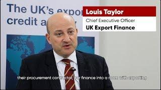 UK Export Finance – world-class support for first-time exporters