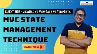 ASP.NET MVC State Management : Client Side State Management | ViewBag vs ViewData vs TempData