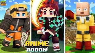 Top 5 Anime Mods For Minecraft ( 1.21+ ) || Best Anime Mods For Minecraft Pocket Edition