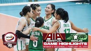 NCAA Season 98: Game Highlights - Benilde vs Perpetual (February 28, 2023)