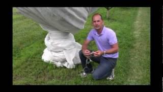 How to Install Tree Netting on a Large Tree - Gurney's Video