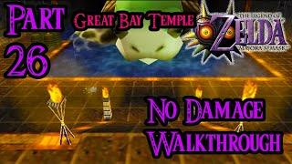 Zelda Majora's Mask 100% Walkthrough Widescreen HD Part 26 - Great Bay Temple Stray Fairies - Gyorg