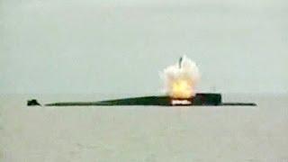 Пуск ракеты с подводной лодки