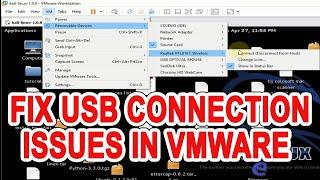 Unable to Connect USB Device to Virtual Machine VMware, External Hard, Flash Drive not Recognized