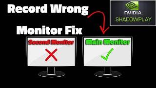 Geforce Experience Recording Wrong Monitor Fix // 2 Fixes // Guaranteed Succes 2021