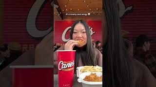 Trying Raising Cane’s for the first time 