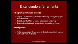 Gestão de Projetos e Excelência Operacional - Diagrama de Causa e Efeito