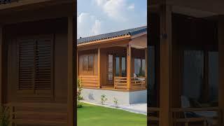 Rumah Kayu Modern Bernuansa Tradisional di Pedesaan#rumahkayu #rumahkayumodern #rumahkayuminimalis