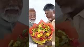 PM Narendra Modi gave good wishes to Andhra Pradesh's new CM Chandrababu Naidu in this way.