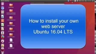 How to install web server ubuntu16 04 from scratch the best and fastest way