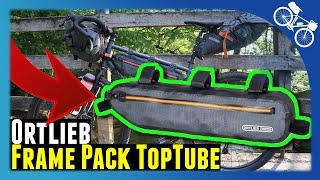 Ortlieb Frame Pack Toptube Test Deutsch - Ortlieb Bikepacking Taschen Erfahrung - Rad Rahmentasche