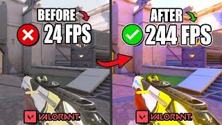 VALORANT EPISODE 7 - *NEW* BEST SETTINGS for MAX FPS on ANY PC!