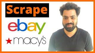 How To Scrape eBay And Macy | Data Scraping For Ecommerce Business