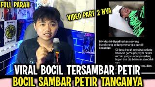 BOCIL TERSAMBAR PETIR SAAT MAIN HP!!! VIRAL BOCIL TERSAMBAR PETIR