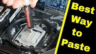 Different Ways to Apply Thermal Paste   Best way to cool CPU with Thermal Paste