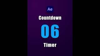 Easy Countdown Timer - After Effects Tutorial