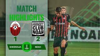 SHKENDIJA 1 2 NOAH UEFA CONFERENCE LEAGUE | 1ST QUALIFYING ROUND | HIGHLIGHTS 18-07-24