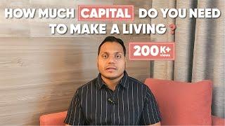 Capital Requirements For Full Time Trading | English Subtitle