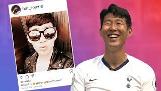 Son Heung-min reacts to his old Instagram posts! | Insta Stories 