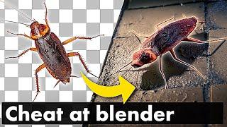 Turn 2D images into Animated 3D Models - Cheat at Blender Tutorial