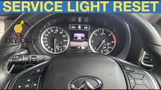 Infinity Q30 Service light reset procedure