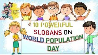 10 BEST SLOGANS ON WORLD POPULATION DAY 2022 /WORLD POPULATION DAY,2022/CONTROL OVERPOPULATION