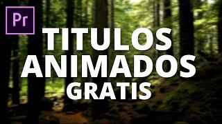 Titulos Cinematograficos Animados GRATIS para PREMIERE PRO | TecnoMag