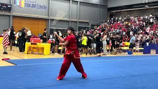 Tristan Au (USA) - San Jie Gun (3 Section Staff), Bronze - 2023 4th Pan-Am Kung Fu Championships