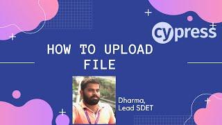 Cypress - How to Upload file in easy way