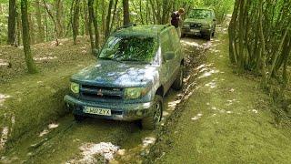 OFFROAD Pajero Pinin VS Suzuki Vitara!!!