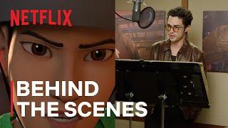 In The Booth with Darren Barnet & The Camp Fam | Jurassic World: Chaos Theory | Netflix