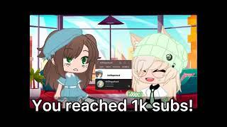 Small skit congratulating #XxElliegachaxX on 1k and art || HyperMusiic (no thumbnail)