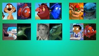 "Finding Nemo" Sharks Scene Performed in Various Voices