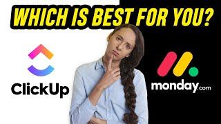 ClickUp vs Monday.com - Features Comparison | Which is better for project management in 2024?