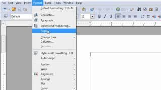 Changing the Margins in Open Office Writer to be like MS Word & Other Changes