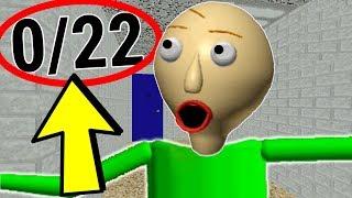 BALDI MADE ME COLLECT 22 NOTEBOOKS! | New Baldi's Basics Mod