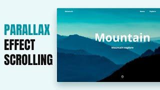 Parallax Scrolling Animation Using HTML CSS JAVASCRIPT (RellaxJS) | Mobile First