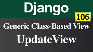 UpdateView in Django (Hindi)