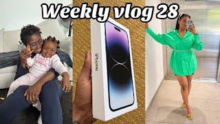 WEEKLY VLOG | Unboxing iPhone 14 max pro | Ma mère est là  | La vie d’influenceur..#DALHIAILOVEYOU