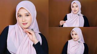 3 Style Tutorial Hijab Segi Empat Simple Menutup Dada Buat Sehari-hari