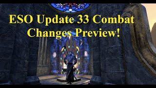 ESO Update 33 Combat Changes Overview