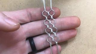 Wire Wrapping Tutorial: Honeycomb Pattern