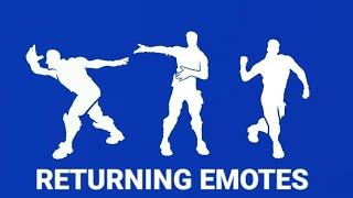 All Returning Emotes in Fortnite v17.30 #shorts