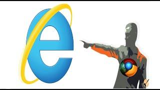 Как полностью заменить internet explorer на браузер google chrome, в windows ?