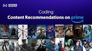 Coding Movie Recommendation Systems Project | Machine Learning | Amazon Prime