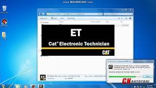 How to install the software of CAT Caterpillar ET